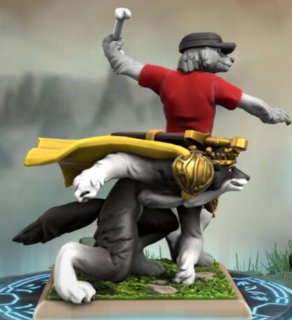 Prince Ink playing fetch with his boyfriend, Jeremy.